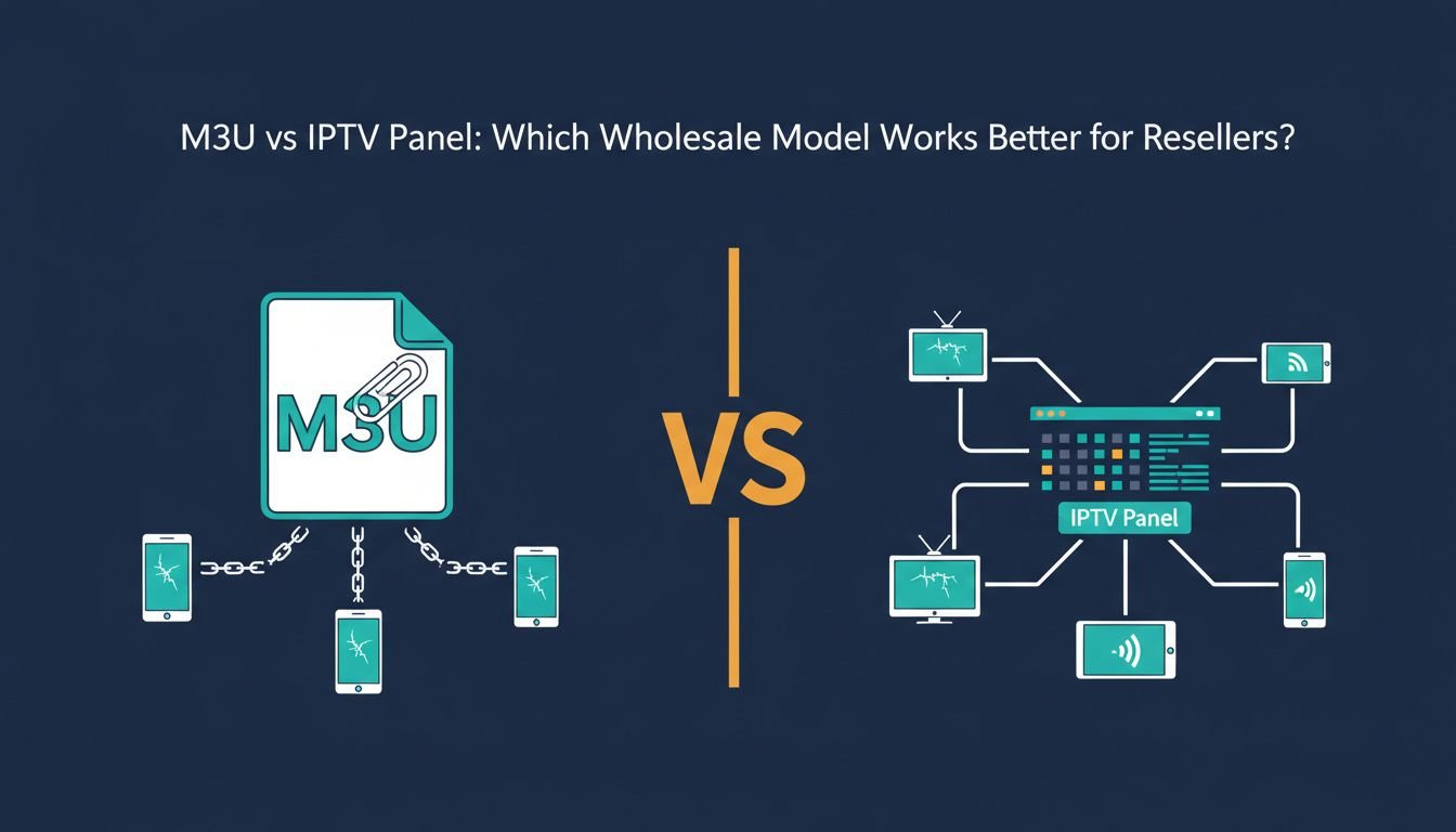 M3U vs IPTV panel