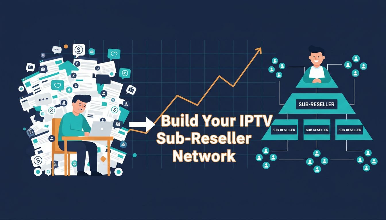IPTV sub-reseller network