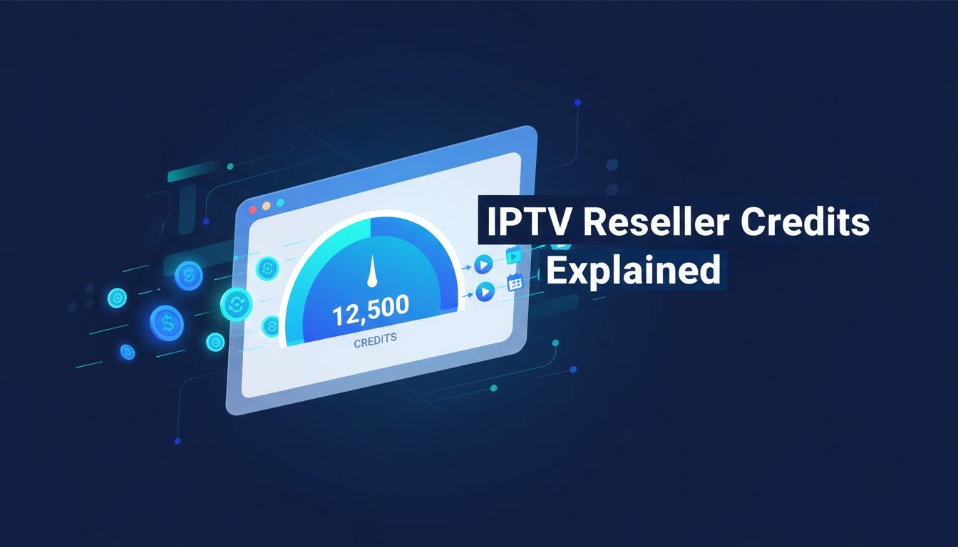 IPTV reseller credits
